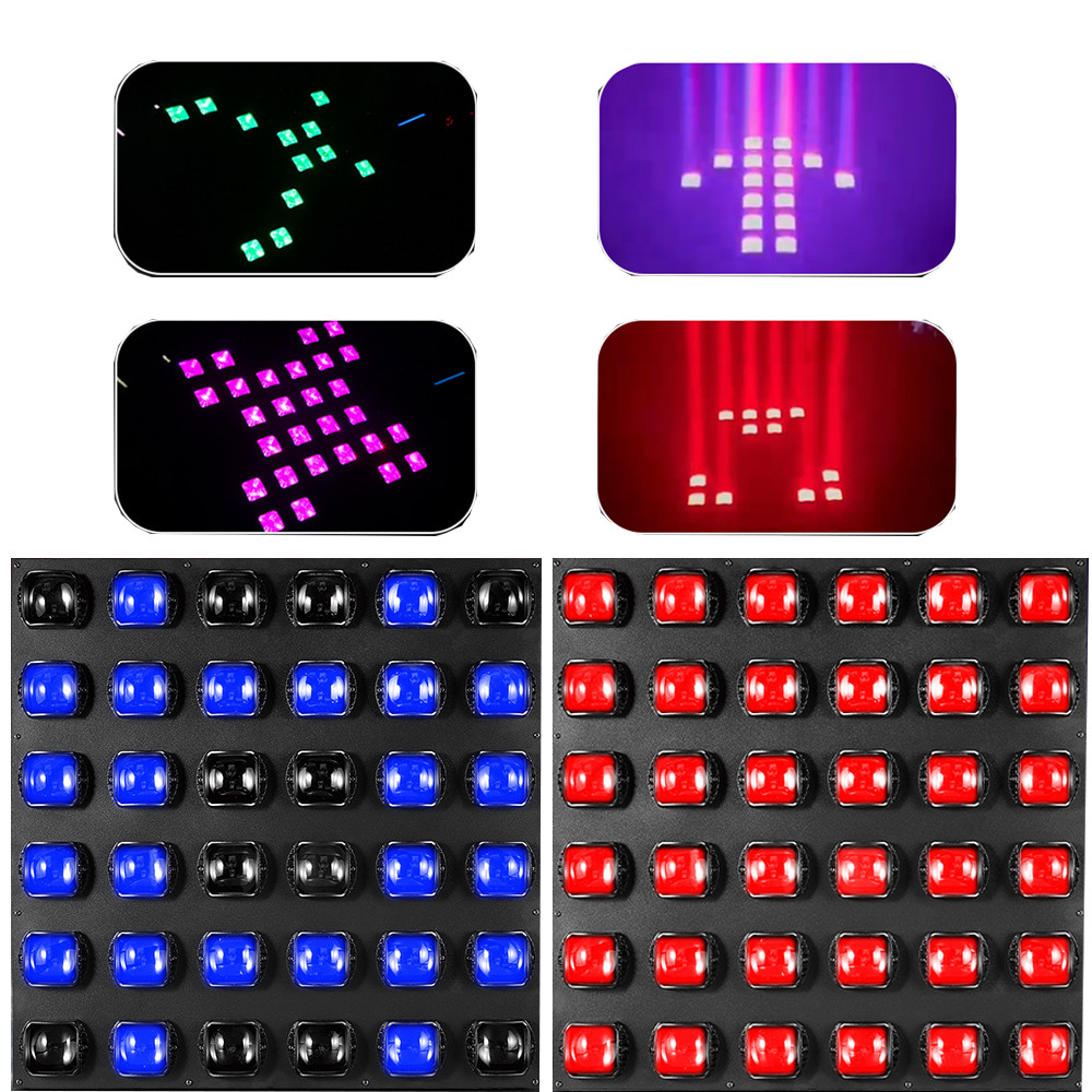 36 8W full color matrix lights stage LED bar disco party background lights dyeing flashing 300w