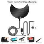 3 Meters Cable Length IEC/F Male Connector Long Range HD 1080p Digital Indoor TV