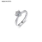 22.1mm 2.52g Diamond Wedding Ring festival Moissanite Womens Diamond Band Rings