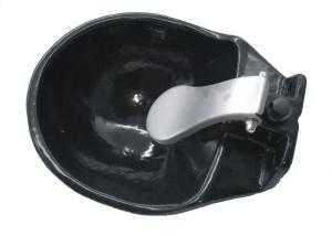Quality Diary Durable Cow Horse Cattle Water Bowls Black Enamelled Surface wholesale
