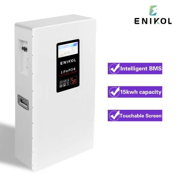 Wall Mounted 51.2V 300Ah LiFePo4 Battery with Communication Function and