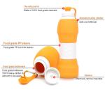 Eco Friendly 580ML Unique Squeeze Silicone Sports Bottle