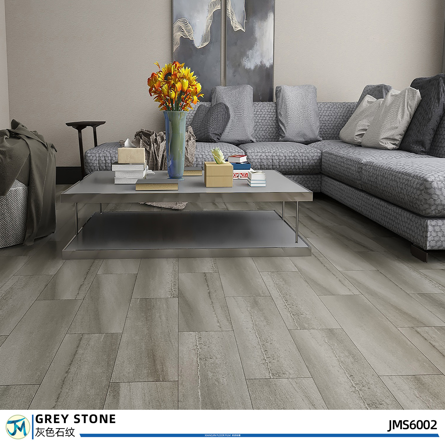 SPC Click Nature Marble Core Stone Plank Flooring 12 Inches X 24 Inches