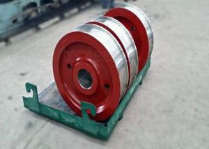 China Heat Treatment Industry Rail Mounted Casting Wheel Forged Steel Crane Wheels on sale