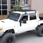 Black Steel Roof Tray Roof Rack for Toyota Land Cruiser LC79 SUV Fj Cruiser and
