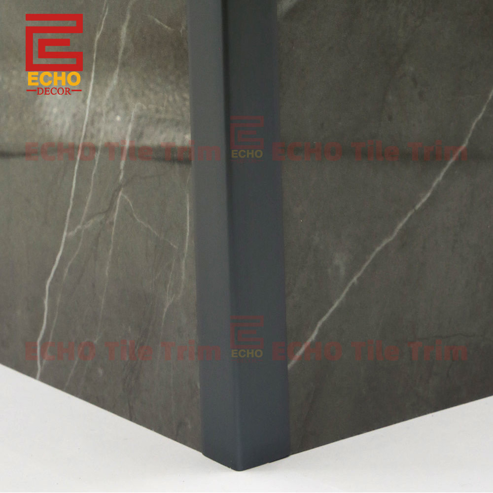Black Stainless Steel Tile Trim