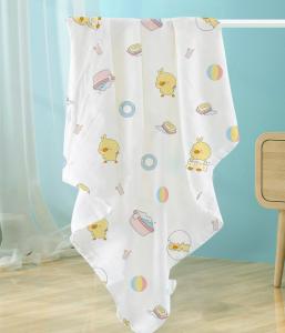 Quality Natural Crinkled Infants Muslin Gauze Fabric Clothing 57 Inch Breathable wholesale