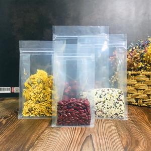 Quality Zip Lock Flat Bottom 780g Food Grade Clear Bags wholesale