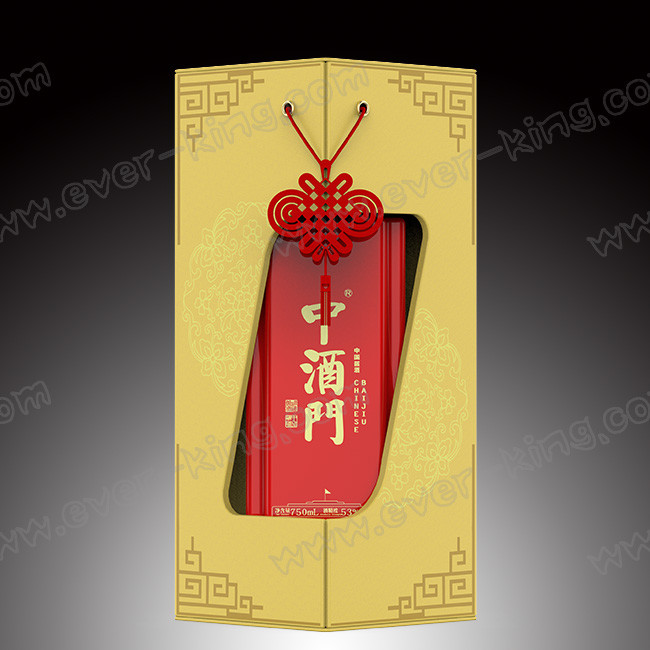Custom Made Luxury Cardboard Liquor 700ml Bottles Glass Packaging Boxes
