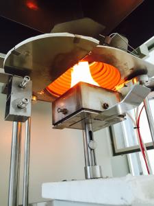 Quality Flame Resistance Fire Testing Equipment Laser System Support ISO5660 Standard wholesale