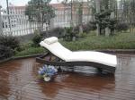 Patio PE Rattan Lounge Chair , Modern Comfortable Chaise Lounge
