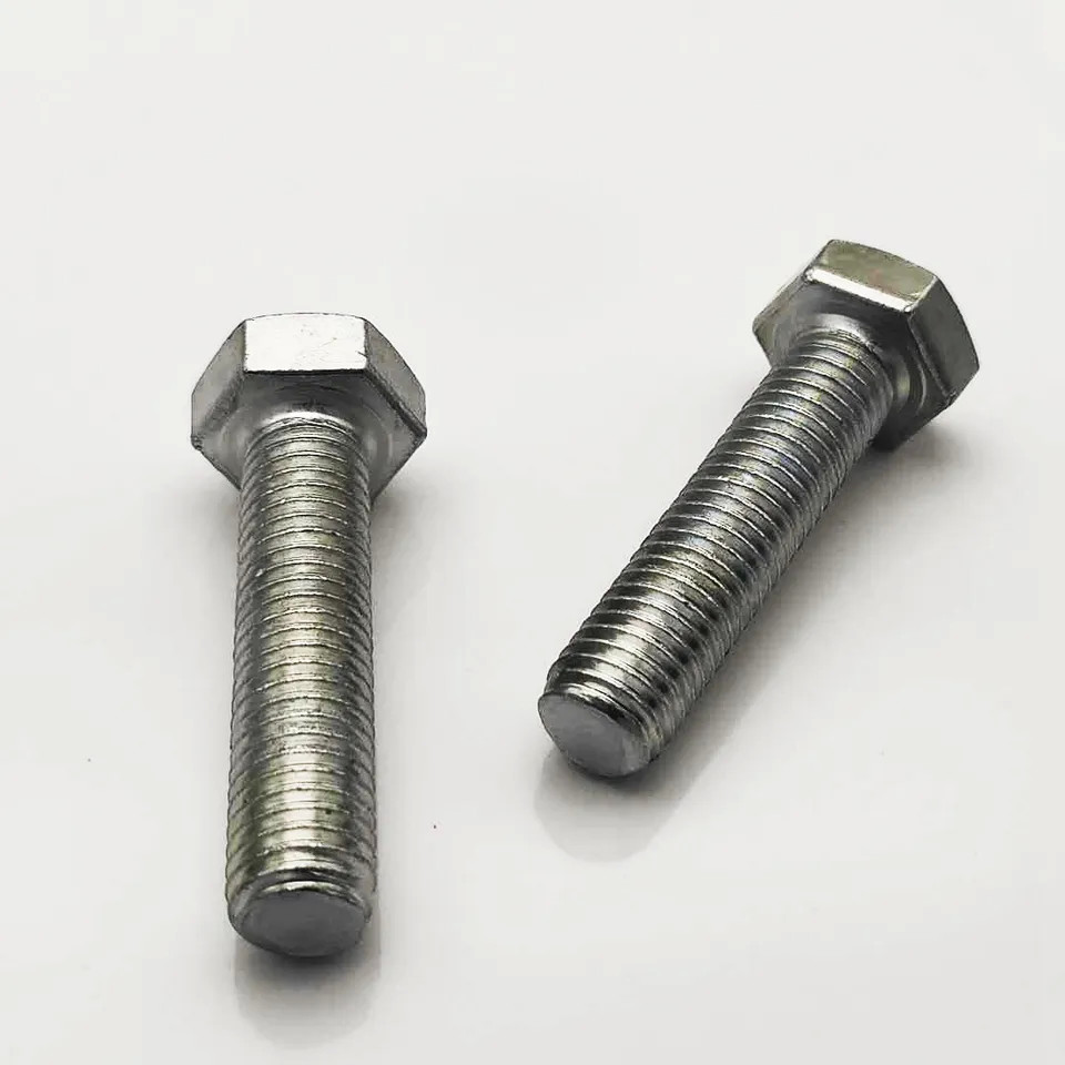 Hexagon Head Bolts DIN 933 M10 Grade 12.9 Super Duplex Stainless Steel Full Threaded Bolts