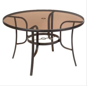 Quality Round Bronze Tinted Table Top Glass Withstands Abrupt Temperature wholesale