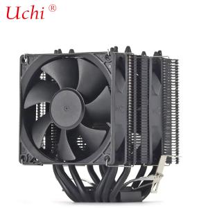 Quality Dual Tower Dual Fan Black Fan Cooler PC Motherboard CPU Cooler wholesale