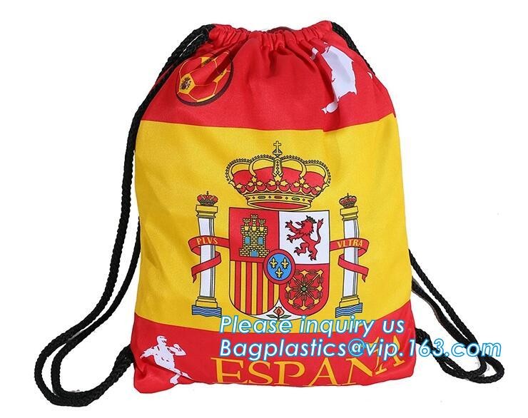 Recycled Foldable Nylon Polyester Tote Bag with logos polyester shopping bag Custom advertising handle non woven bag PAC