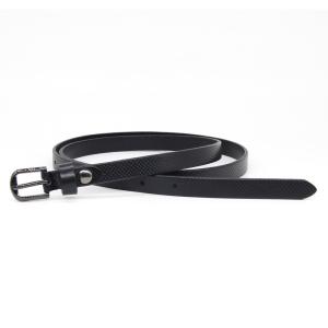 Quality Black 120cm Women'S Fashion Leather Belts With Embossed Spots wholesale