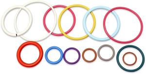 Quality Coated Black 1500 PSI Tensile Strength Oil / Hole / Water Seal O Ring In 70A Hardness wholesale