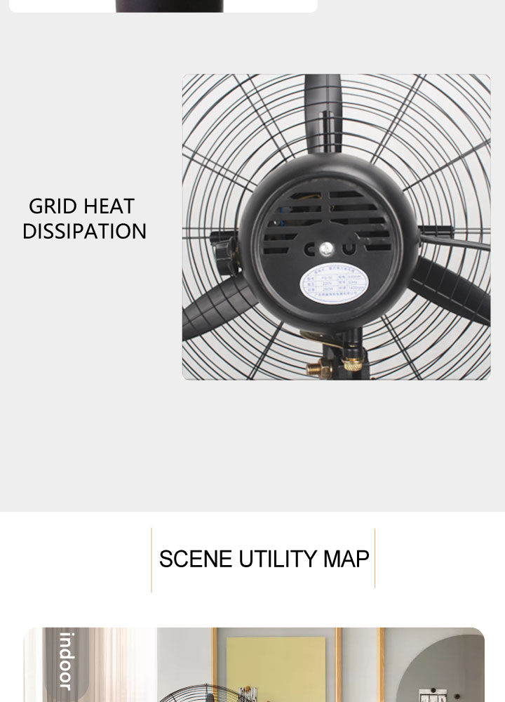 Wholesale China Guangdong industrial fan industrial pedestal high quality motor industrial floor fan outdoor floor fan