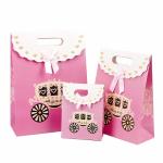 Cute Colorful Cardboard Bag 230g White Cardboard Material Customized Size