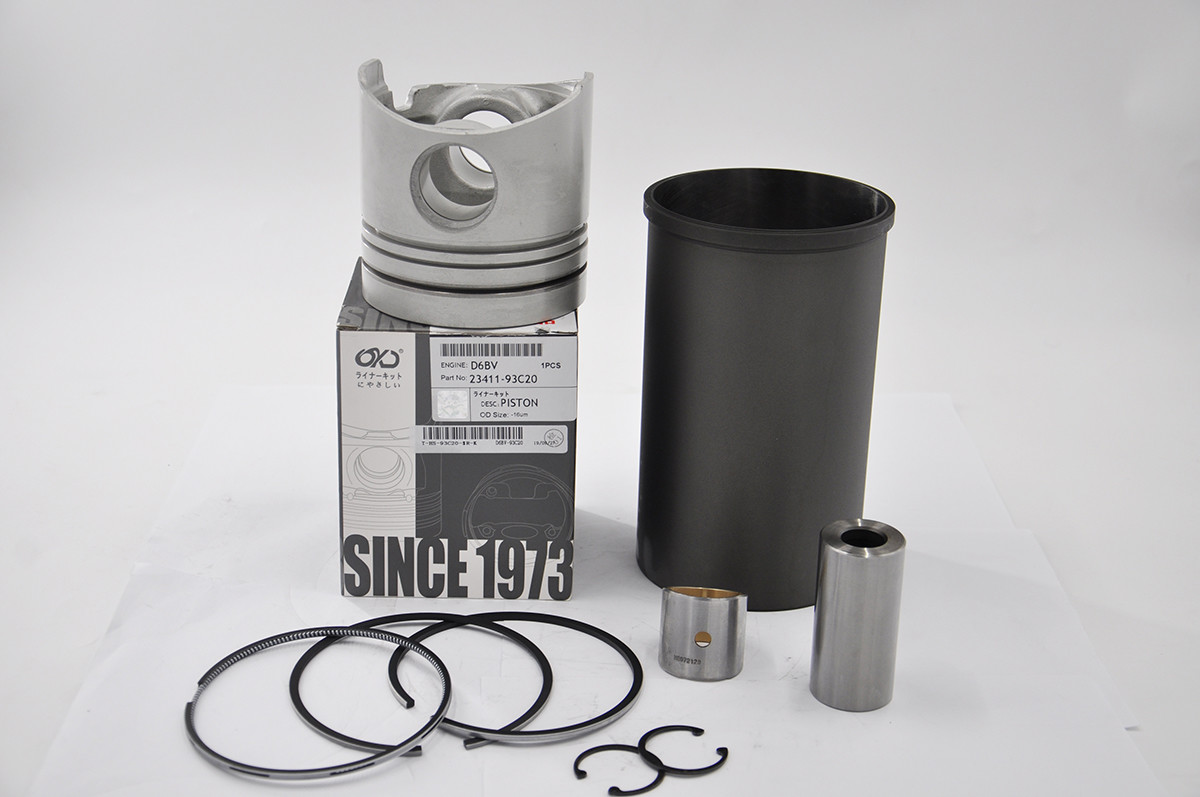Hyundai Excavator Parts Overhaul Kit Engine Spare Parts D6BT Overhaul Kit Piston Piston Ring Set Liner Kit for Hyundai