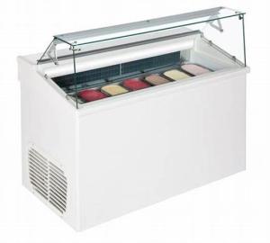 Quality High Perspective Ice Cream Freezer Display Cabinet Zero Heat Emission wholesale