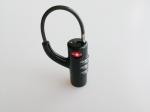 Lightweight TSA Combination Padlock Black Color Durable For Travel Bag