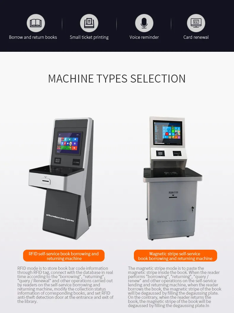Manufacturer Oem Odm 19 Inch Lcd Screen Library Self Service Kiosk
