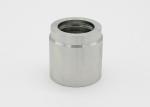 Silver / Golden Hydraulic Hose Fitting , Hydraulic Pipe Fittings Galvanized Zinc