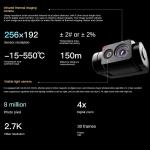 Police Professional Drones With Thermal Imaging Industrial Grade 10km Control