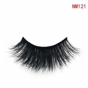 Quality Real 3D Mink Eyelashes Fluffy Long Dramatic Eyelashes Face Lash Strip 20mm NM121 wholesale