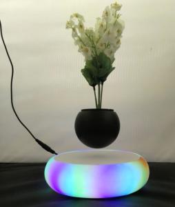 Quality led light magnetic floating levitaet bottom air bonsai pot planter wholesale