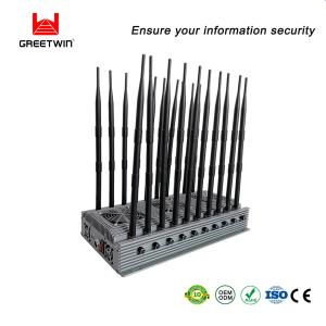 Quality 155W 868MHz Phone Signal Blocker VHF UHF L1 L2 L5 Lojack 20 Antennas wholesale