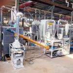 500-1500 Kg/h Capacity Waste PV Solar Panel Recycling Plant with Used Aluminum