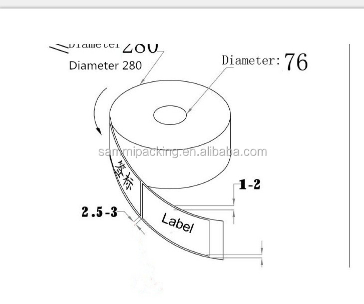 the lower price and hot sale tabletop automatic labeling machine for round bottle