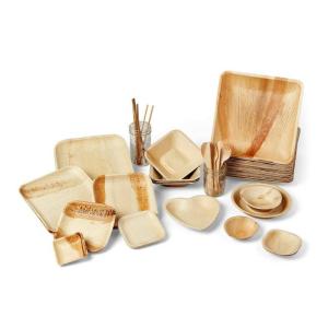 Quality 6 Inch 8 Inch 10 Inch Disposable Areca Palm Leaf Plates wholesale