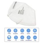 Skin Friendly KN95 Face Mask Anti Bacterial Premium High Breathability