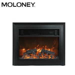 Quality 867mm TV Stand Wood Burning Fireplace Insert Classical Monochrome Flame wholesale