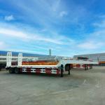 30t Capacity 2 Axles Low Bed Tractor Trailer Heavy Duty