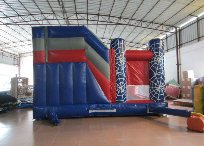 5 in 1 inflatable combo classic inflatable Spiderman bouncy castle PVC material inflatable jumping house for sale