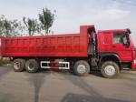 HOWO 12 Wheelers 8*4 60ton Dump Truck Tipper Truck 8*4 for Heavy Duty Transporta