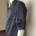 New Products waterproof oil repellent hotel uniform white long sleeves chef