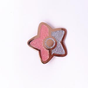 China Size Custom Hard Enamel Pins , Lovely Star Shaped Lapel Pins For Art on sale