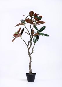 Quality 120cm Artificial Decorative Trees Magnolia , Realistic Fake Plants Plastic Leafs Life Like wholesale