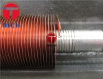 Longitudinal Heat Exchanger Coil Aluminium Copper Fin Tube Extruded Embedded