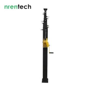 Quality 6m manual winch crank telescopic mast/ steel materials/50kg~100kg payloads-NR-G1750-6000 wholesale
