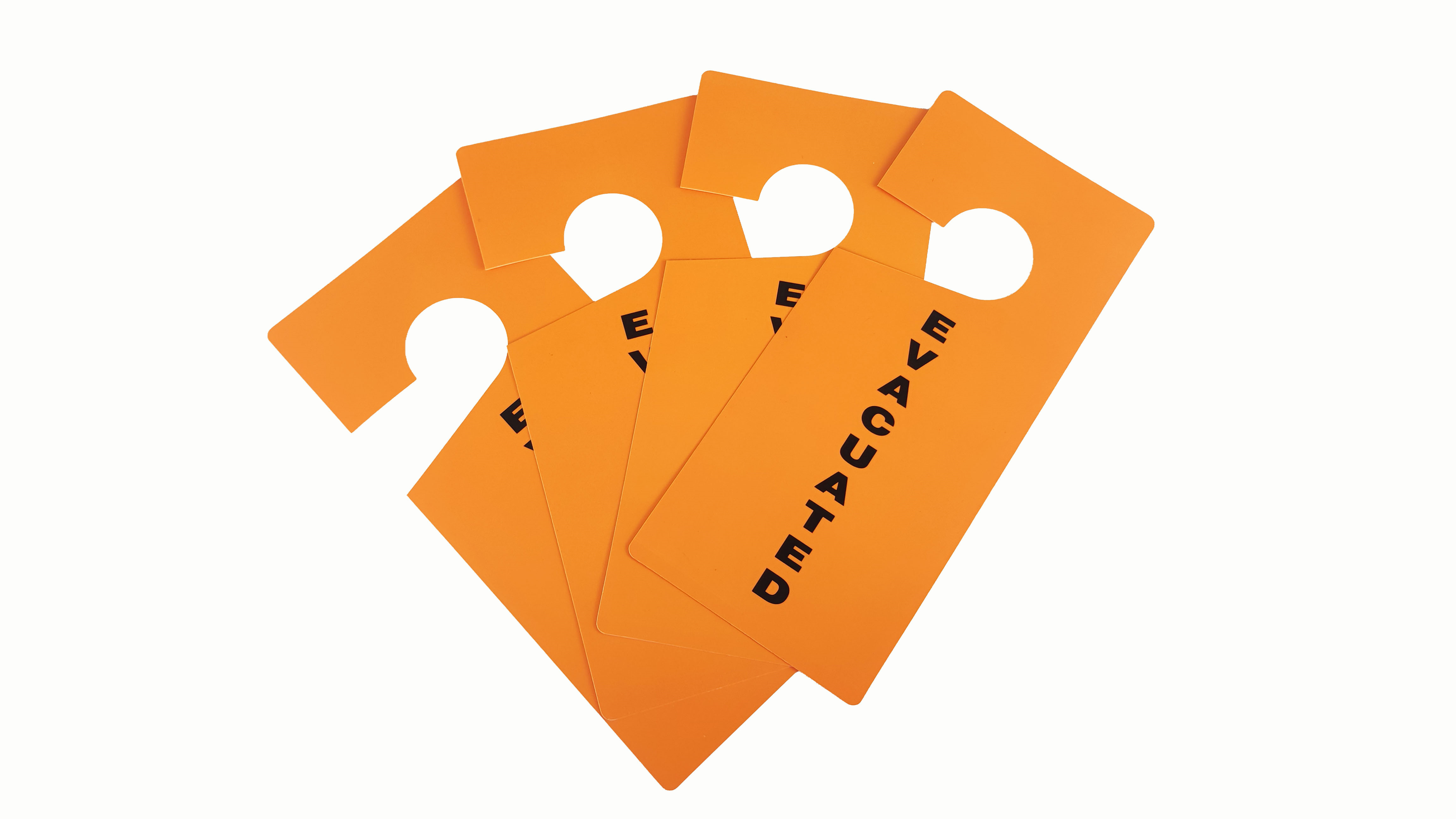 Industrial Plastic Safety Tag Custom Design for Safety Measures