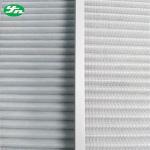 Aluminum Wire Mesh Industrial Air Filters , Dust Panel Pleated Media Filter HVAC