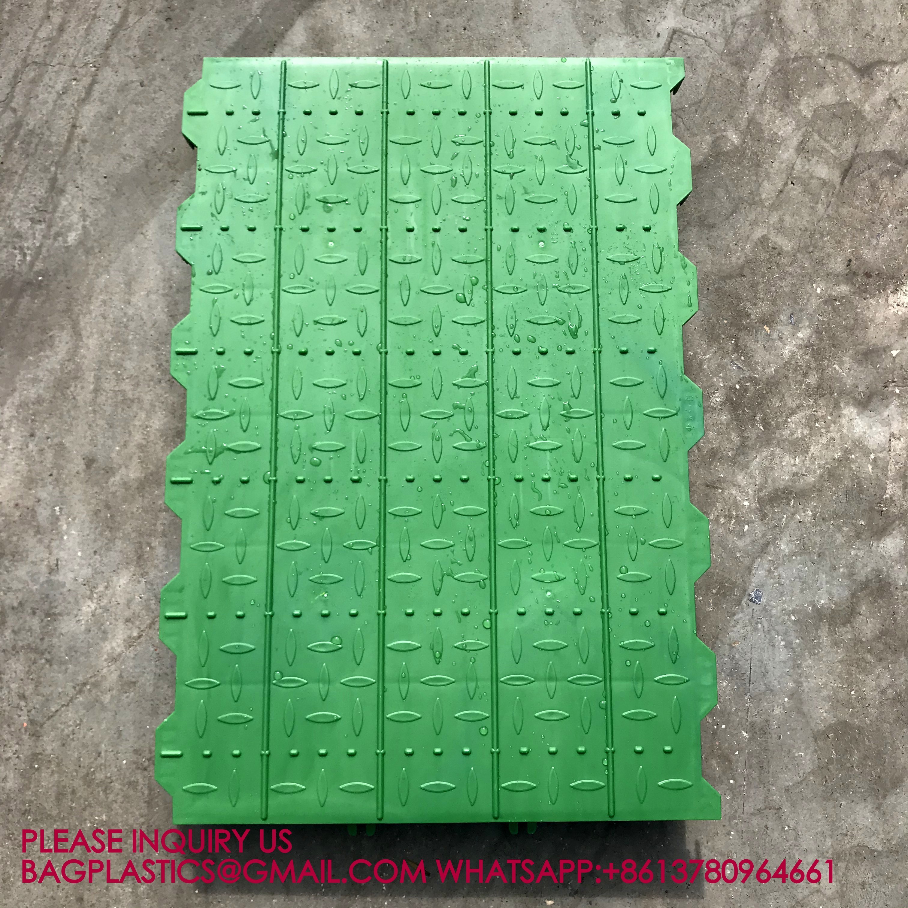 600*600mm Plastic Slats Blind Floor For Pig Farrowing Crate Equipment automatic pig injection