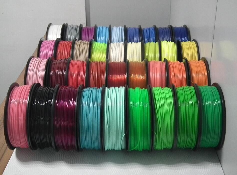 Eco Friendly PLA 3D Printer Filament 1.75mm / 2.85mm / 3mm 1KG For Aviation