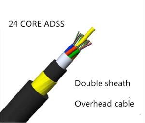 Quality All Dielectric Adss Wire , 24core Aerial Self Supporting Aerial Cable wholesale
